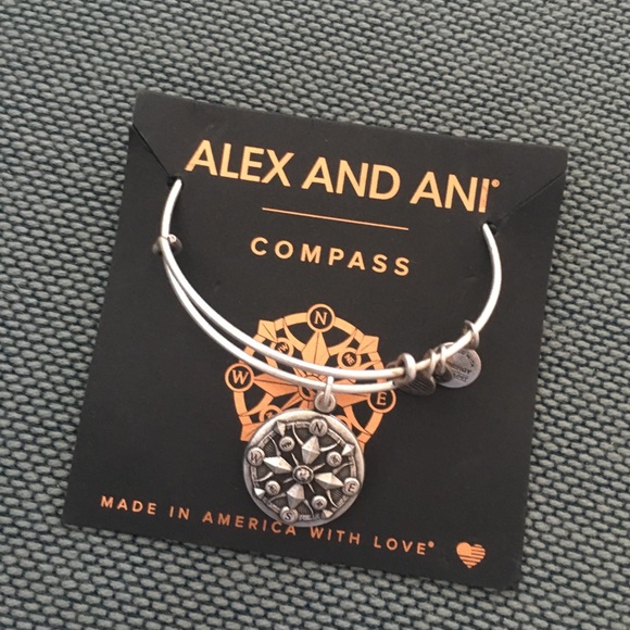 Alex and Ani Jewelry - Alex and ani compass charm bracelet